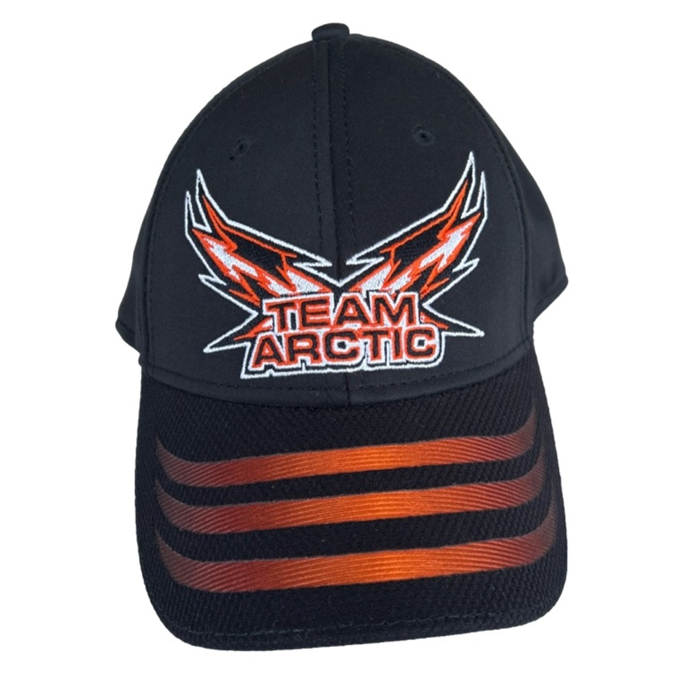 Team Arctic Arcticcat Baseball Style Adjustable Reflective Black Cap
